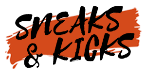 Sneaks & Kicks Logo Horizontal